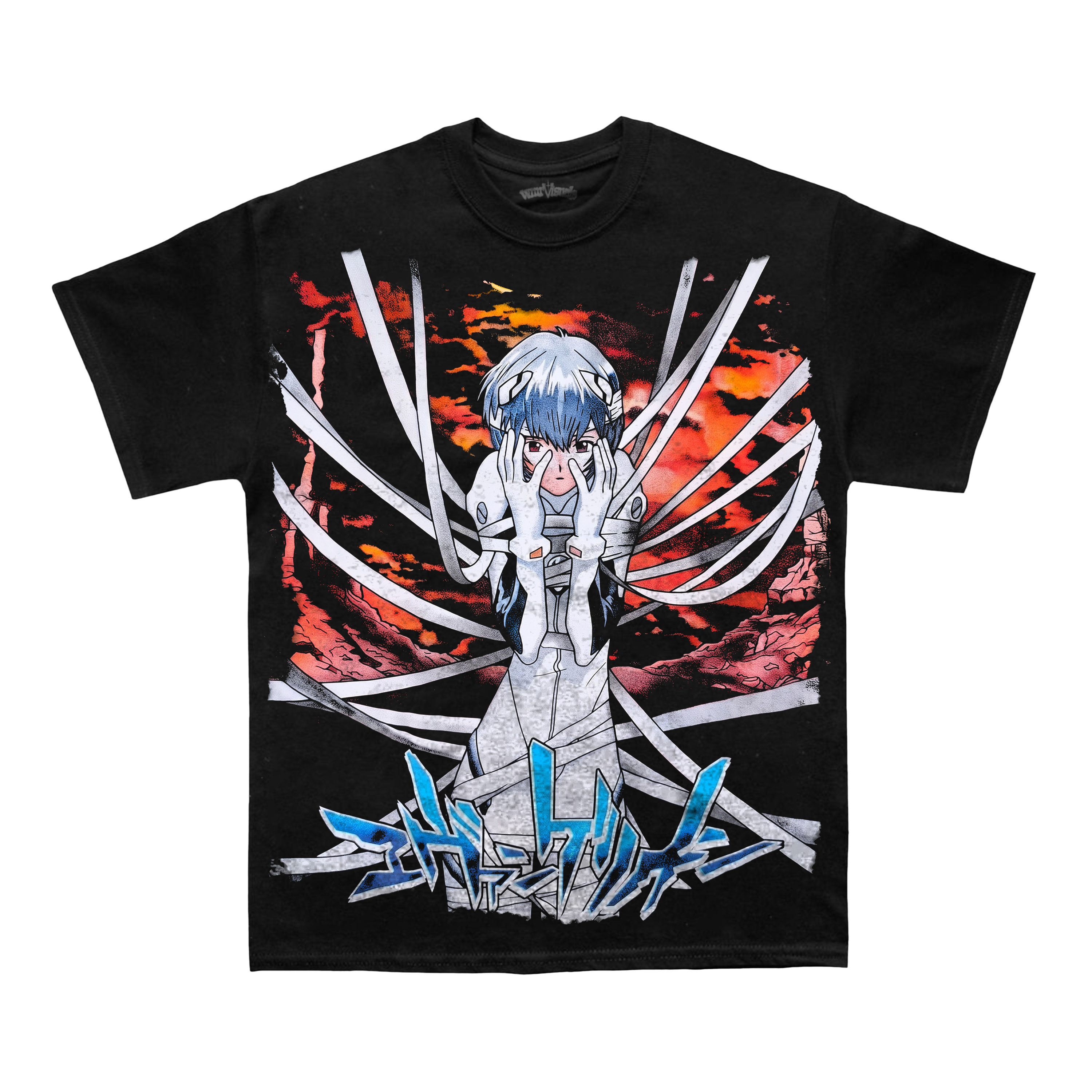 REI AYANAMI T-SHIRT [BLACK]